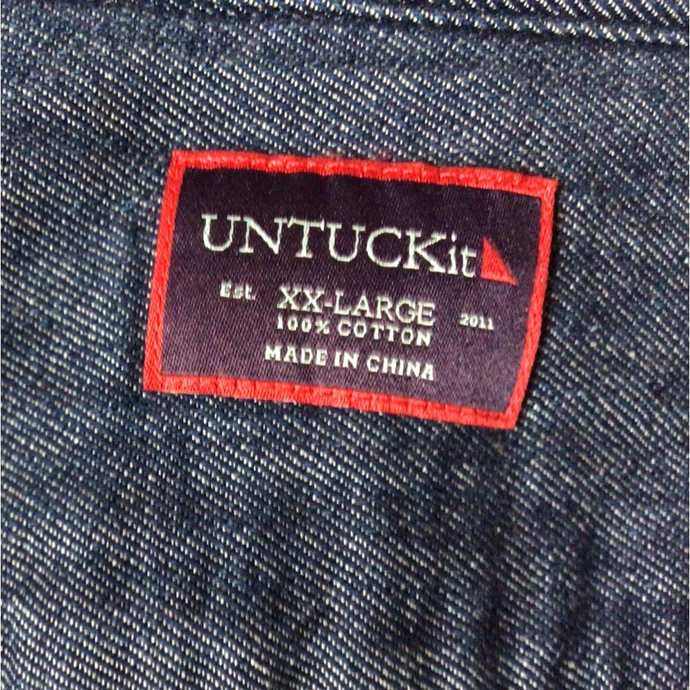 Untuckit thick cotton shirt, size XXL - Picture 5 of 10